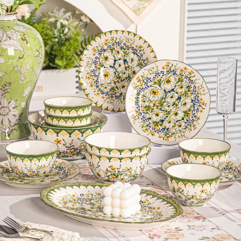 venta-al-por-mayor-de-vajillas-de-cerámica-juego-de-mesa-con-motivos-florales-suministro-2