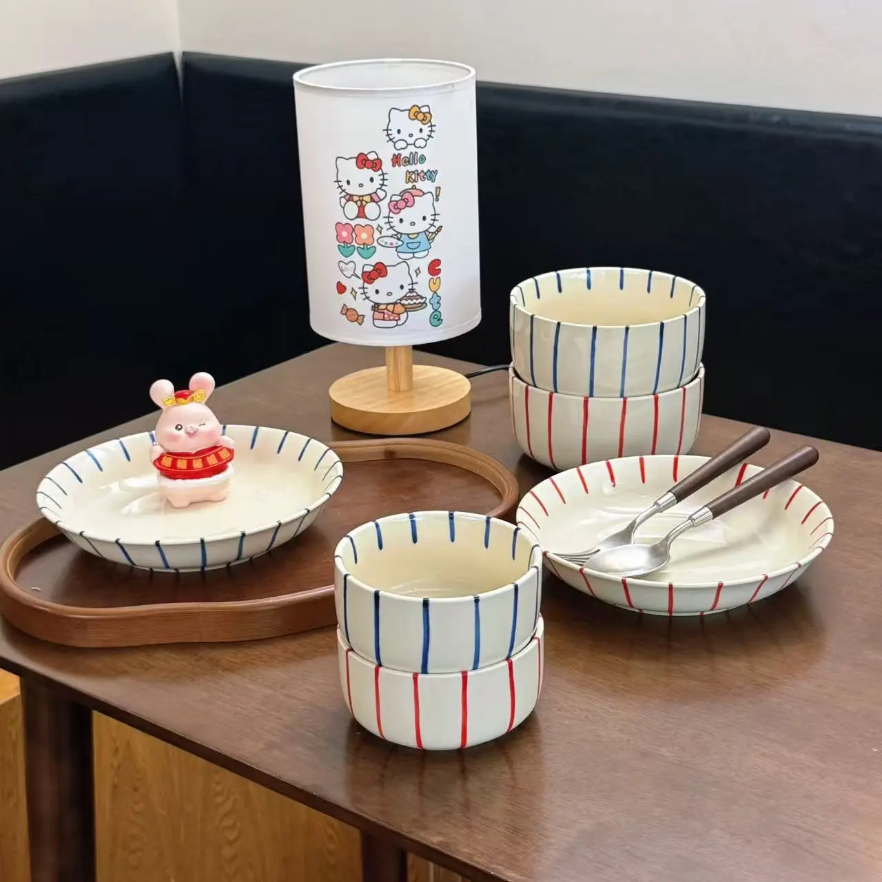 restaurant-tableware-wholesale-striped-ceramic-crockery-set-3
