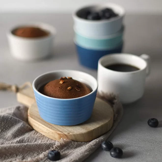 Wholesale Ceramic Ramekin Set, 4-Inch Soufflé Dishes Supply