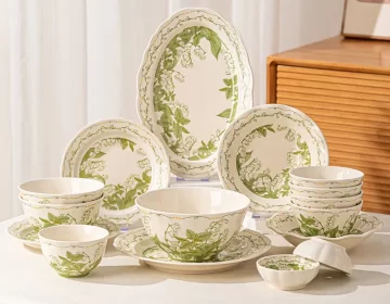 Großhandel-Teller-und-Schalen-Blumenmuster-Keramik-Geschirrset-Lieferung-10