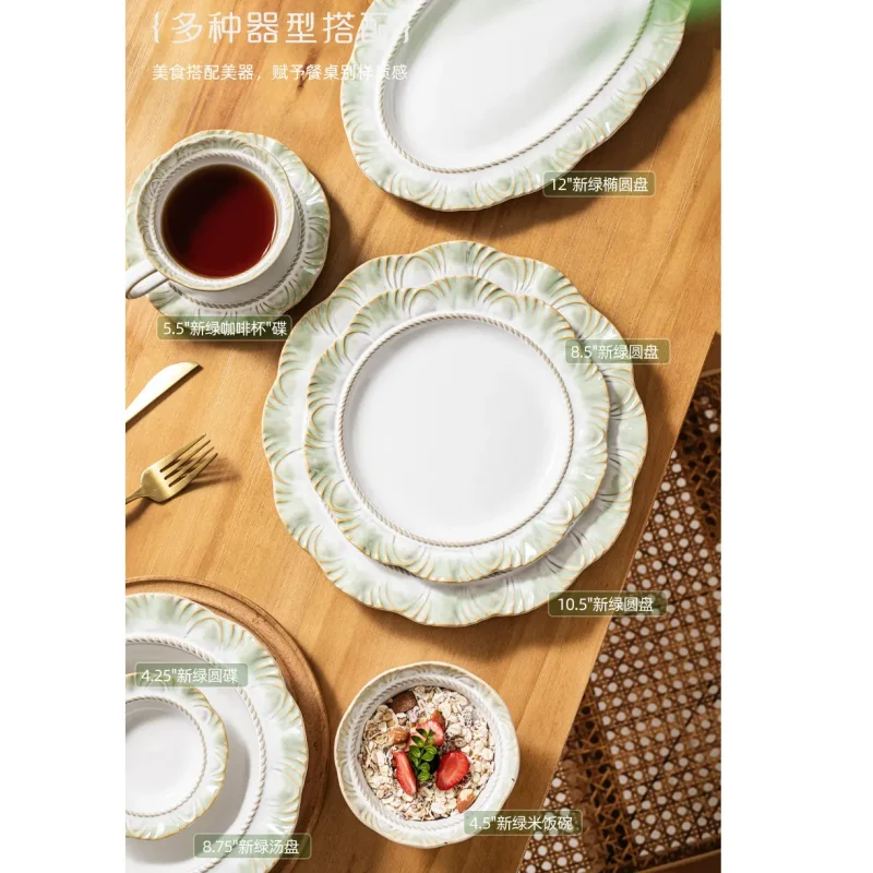 wholesale-restaurant-dinnerware-green-embossed-ceramic-set-5